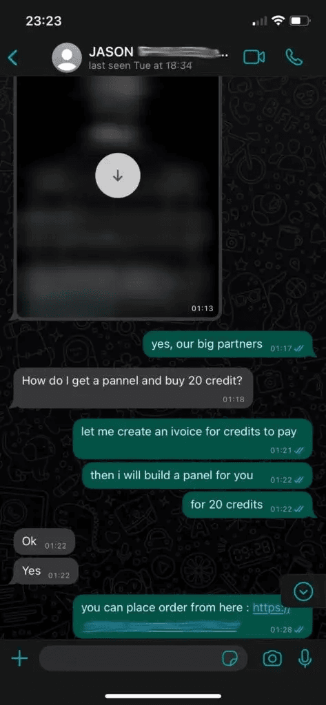 Customer conversation screenshot 2 of 10
